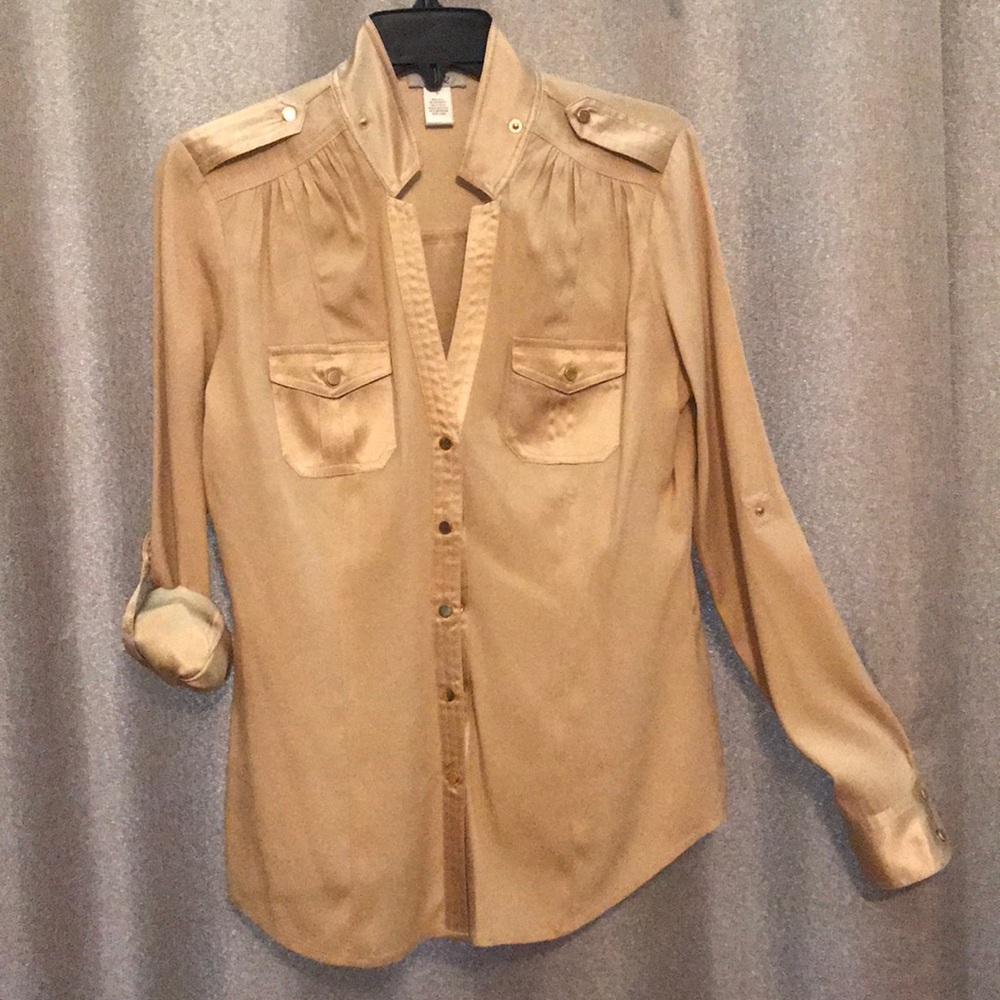 Long sleeve Gold shirt